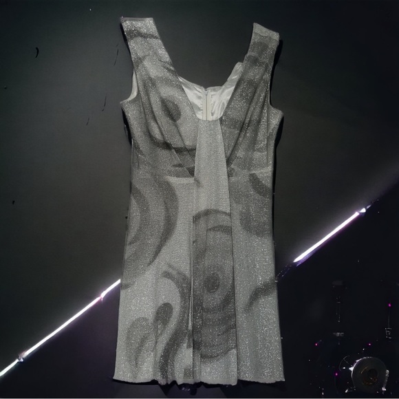 NWT 1960s Sophisticated Miss by Solo made in San Francisco sparkling dress SZ7/8 - Picture 10 of 12